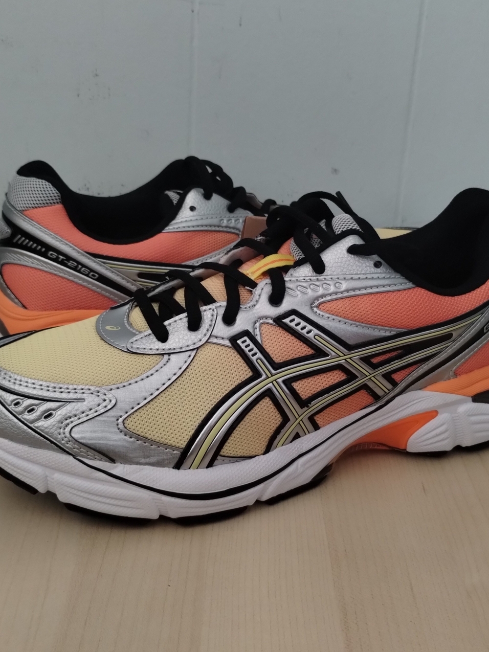 ASICS GT-2160 Men's Running Shoes Sneakers Silver Sun Peach